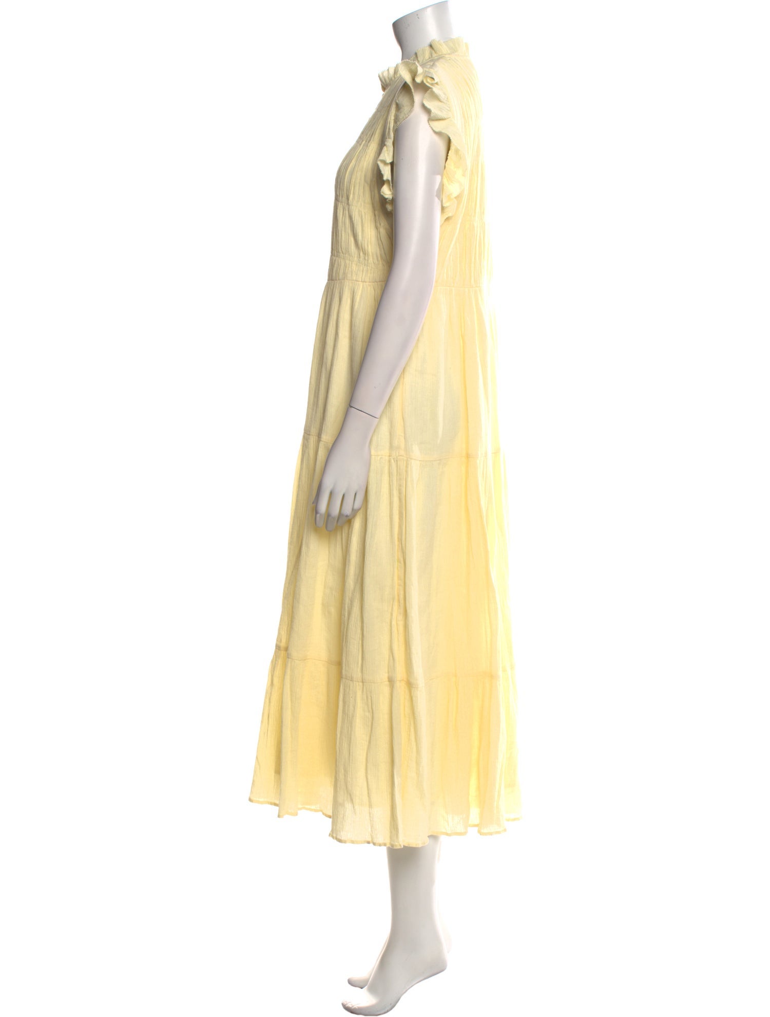 BA&SH Mock Neck Long Dress