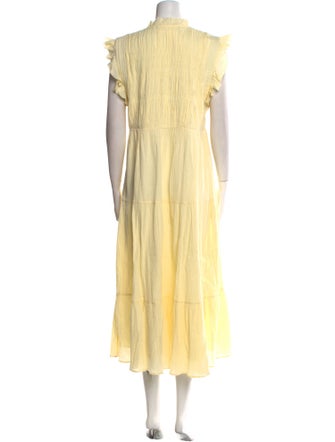 BA&SH Mock Neck Long Dress