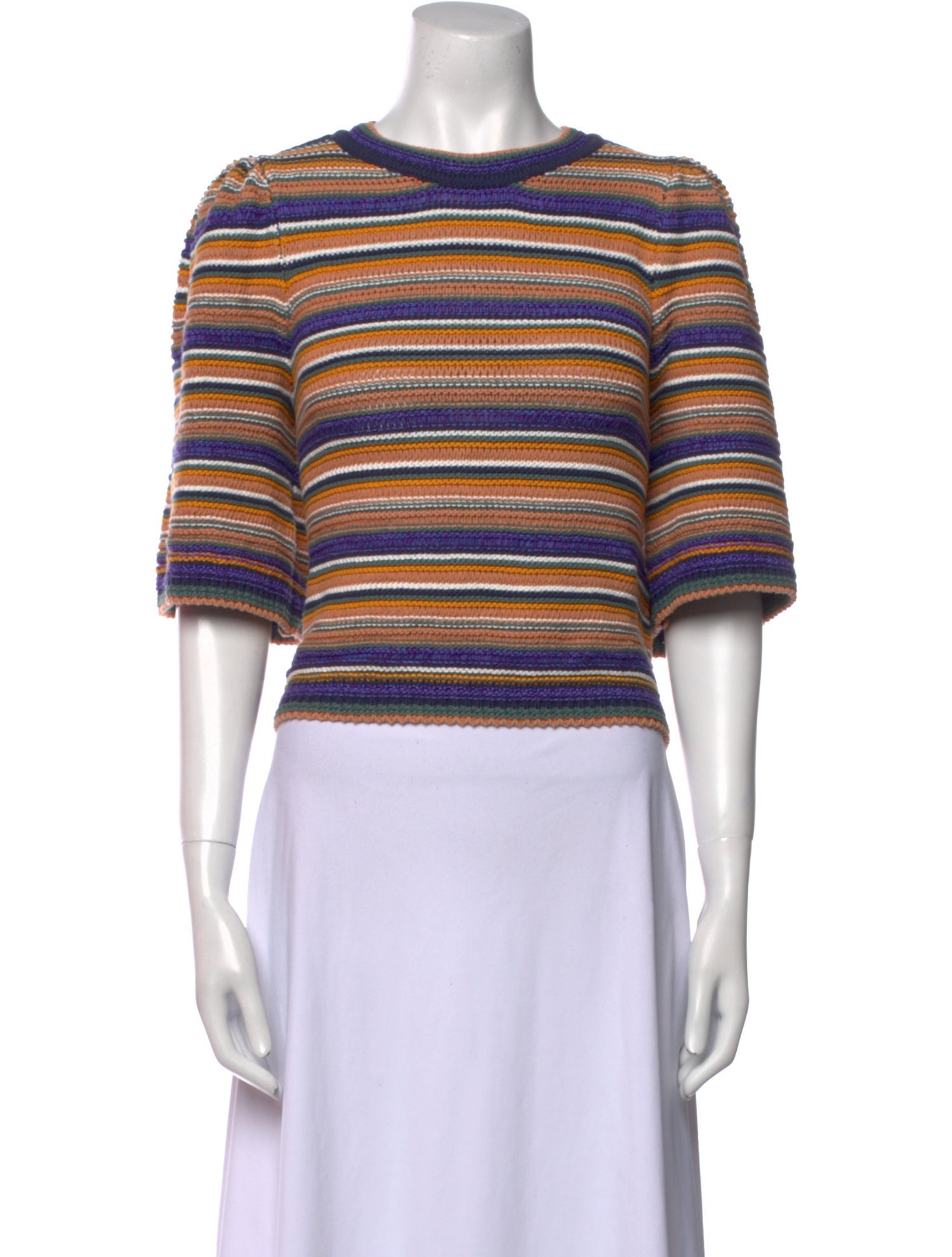 BA&SH Striped Crew Neck Sweater