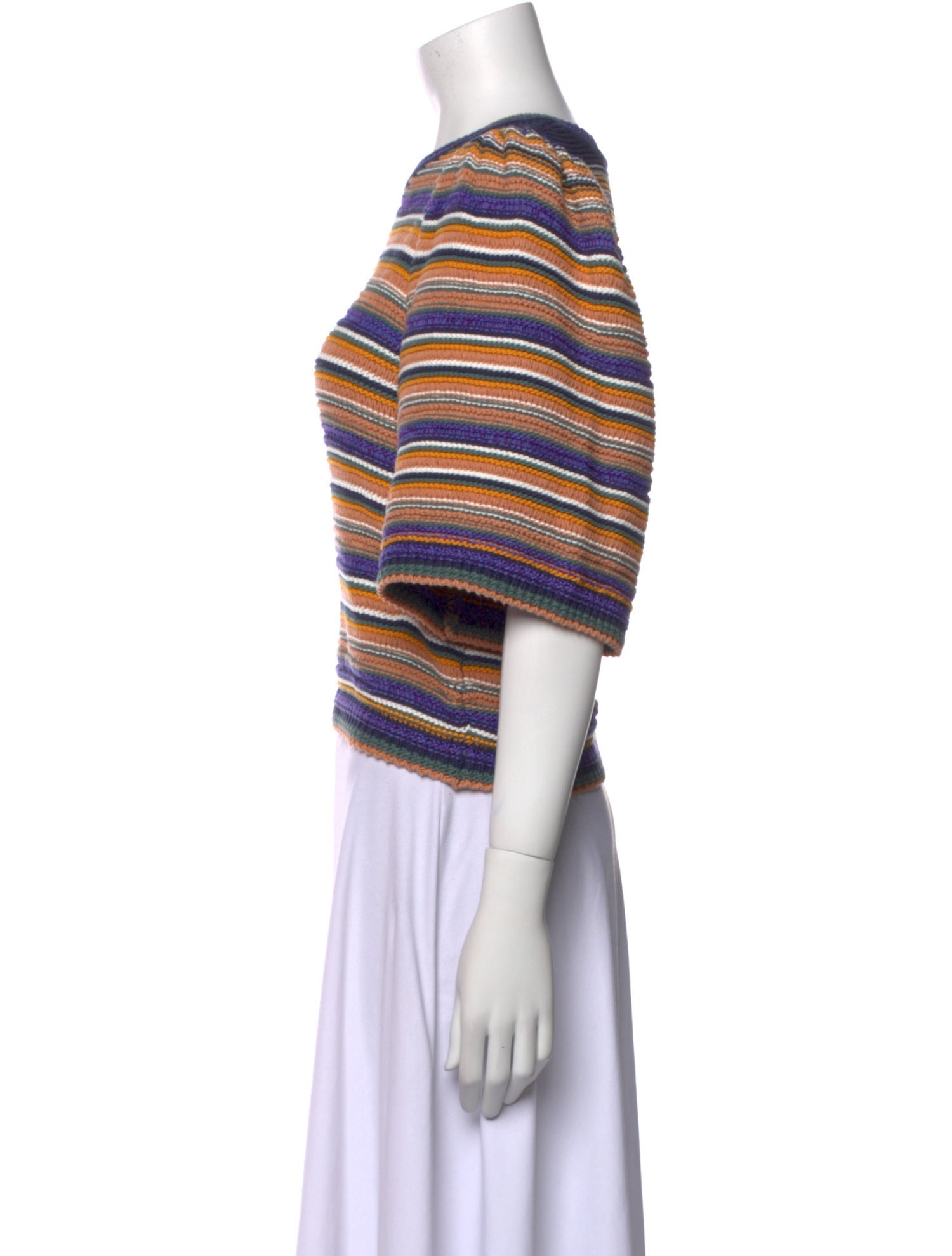 BA&SH Striped Crew Neck Sweater