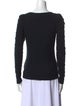 BA&SH Square Neckline Long Sleeve Top