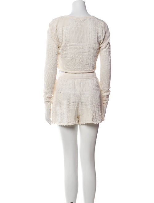 BA&SH Printed Scalloped Accent Short Set