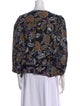 BA&SH Printed Crew Neck Blouse