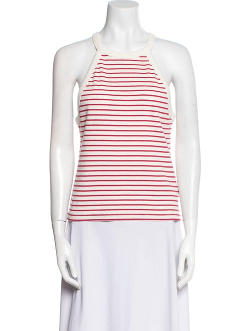 BA&SH Striped Square Neckline Top