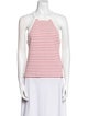 BA&SH Striped Square Neckline Top