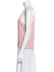 BA&SH Striped Square Neckline Top