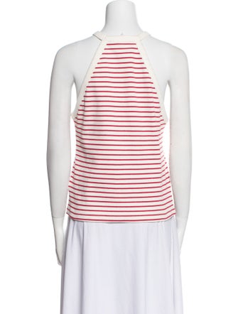 BA&SH Striped Square Neckline Top