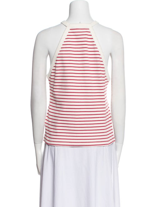 BA&SH Striped Square Neckline Top