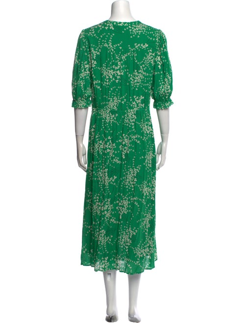 BA&SH Floral Print Long Dress