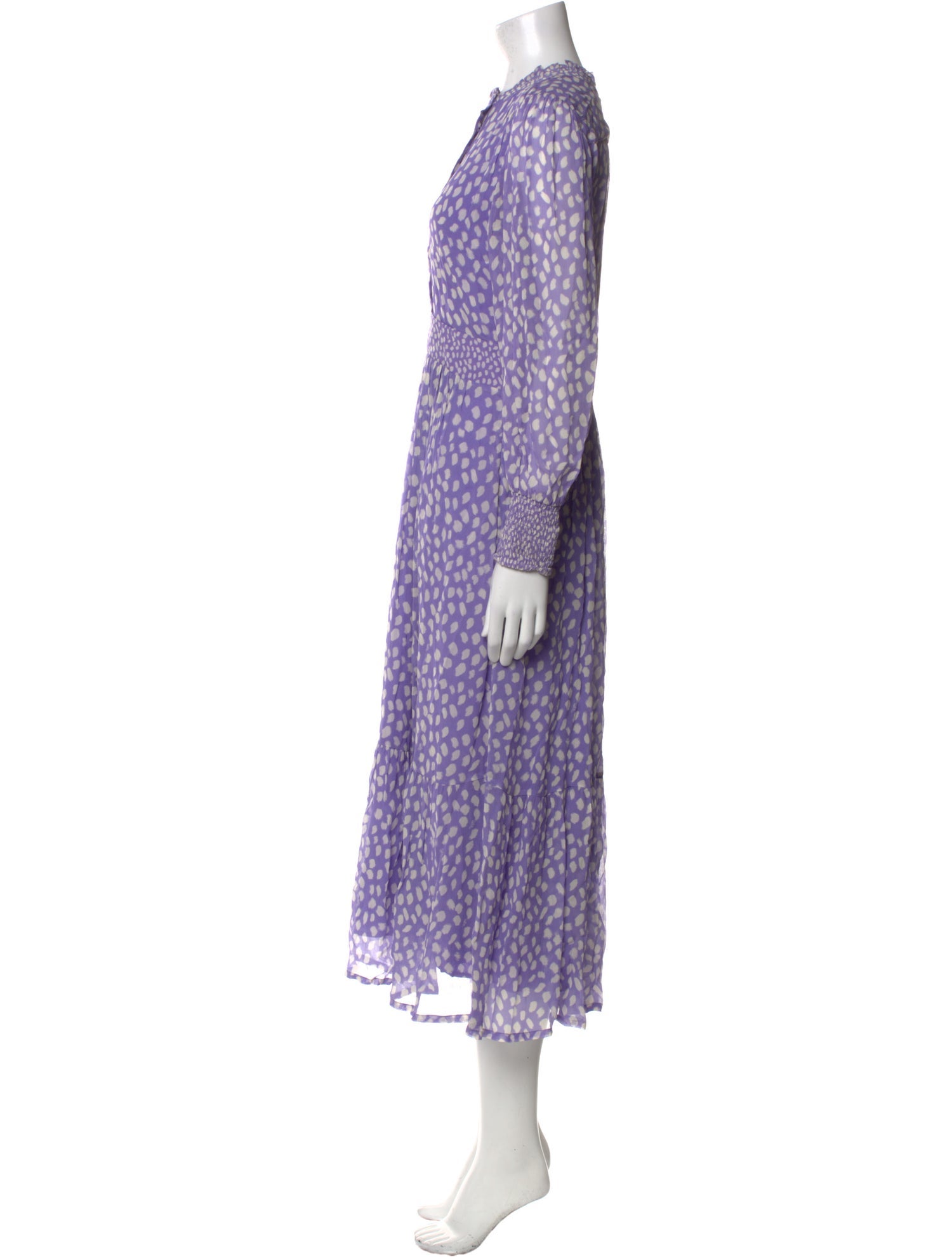 BA&SH Printed Long Dress