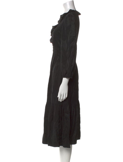 BA&SH V-Neck Midi Length Dress