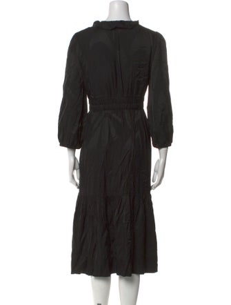 BA&SH V-Neck Midi Length Dress