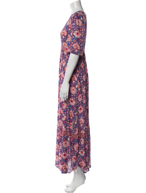 BA&SH Floral Print Long Dress