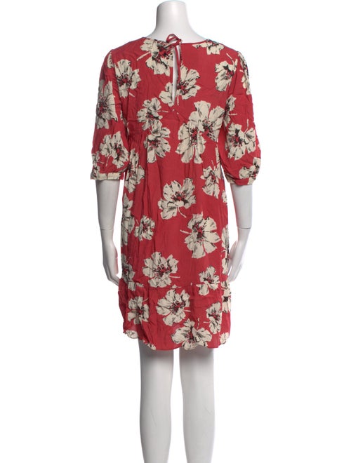 BA&SH Floral Print Mini Dress