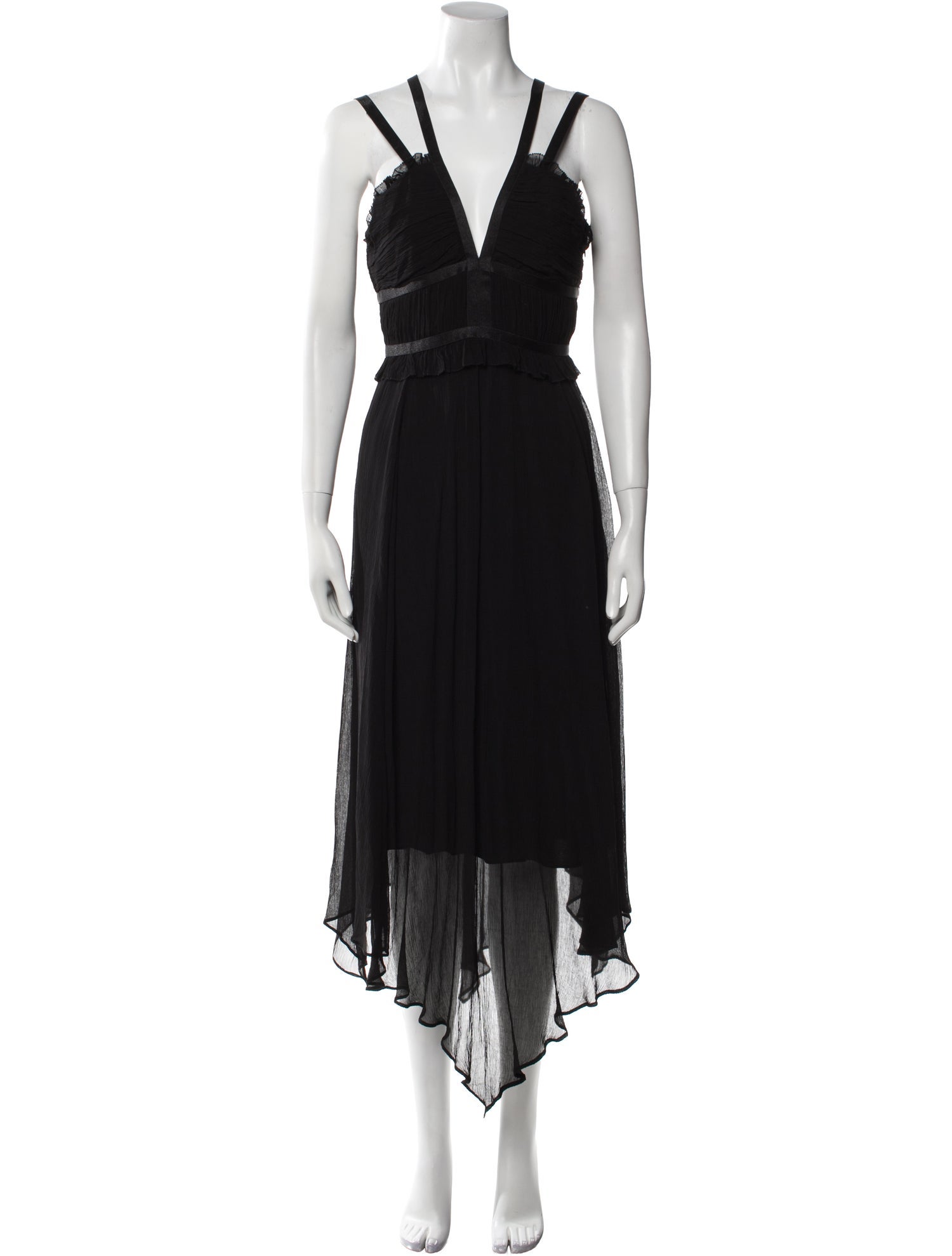 BA&SH V-Neck Long Dress w/ Tags