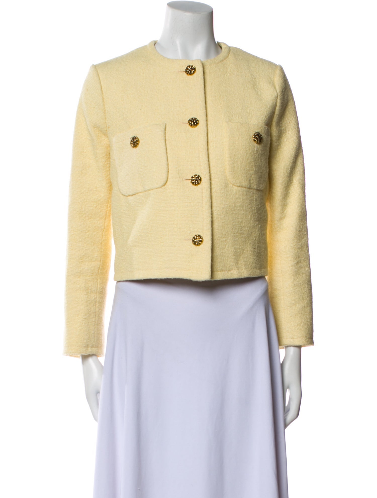 BA&SH Tweed Pattern Evening Jacket