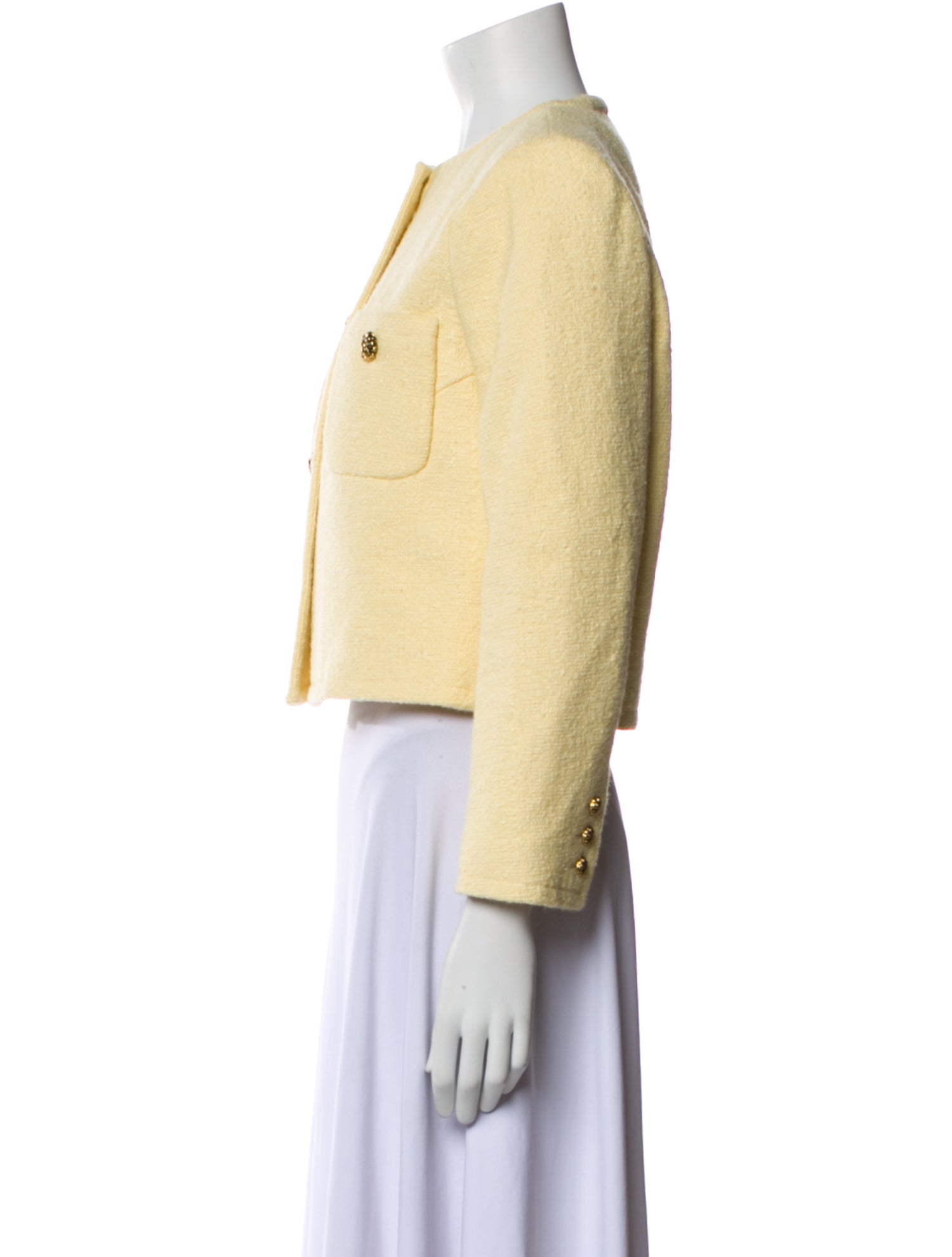 BA&SH Tweed Pattern Evening Jacket