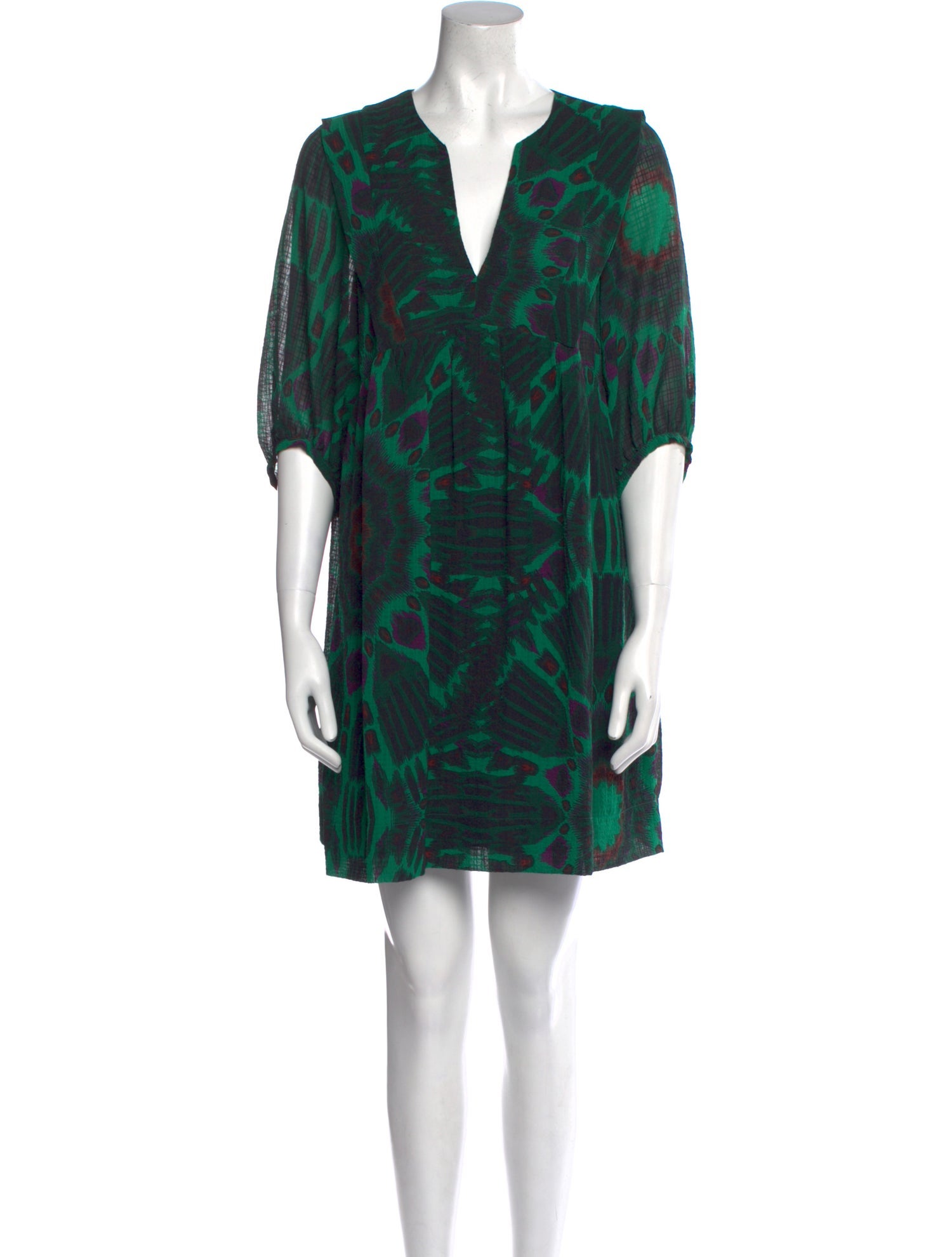 BA&SH Printed Mini Dress