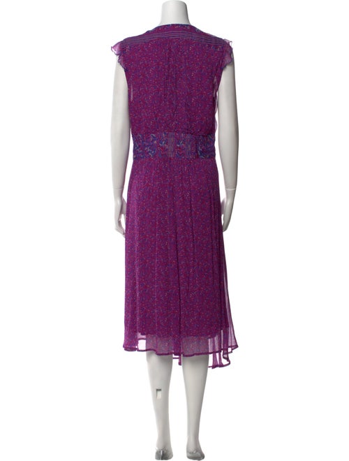 BA&SH Floral Print Long Dress