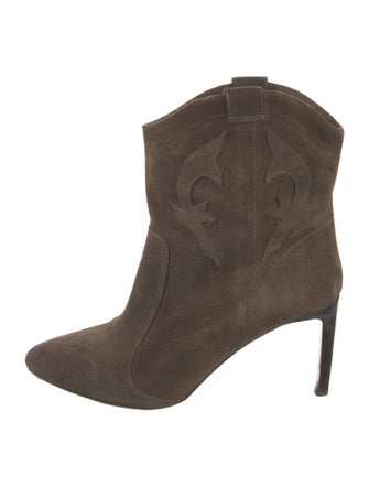 BA&SH Suede Western Boots