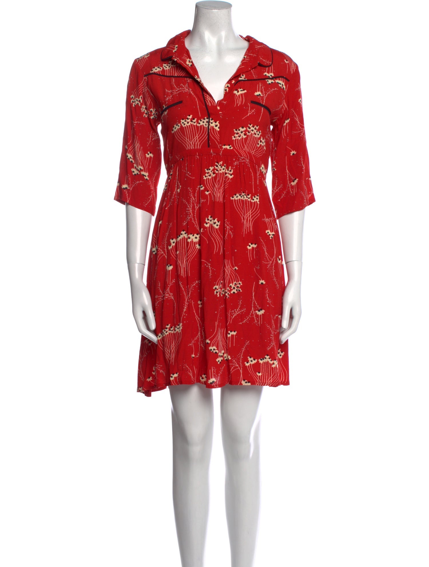 BA&SH Printed Mini Dress w/ Tags