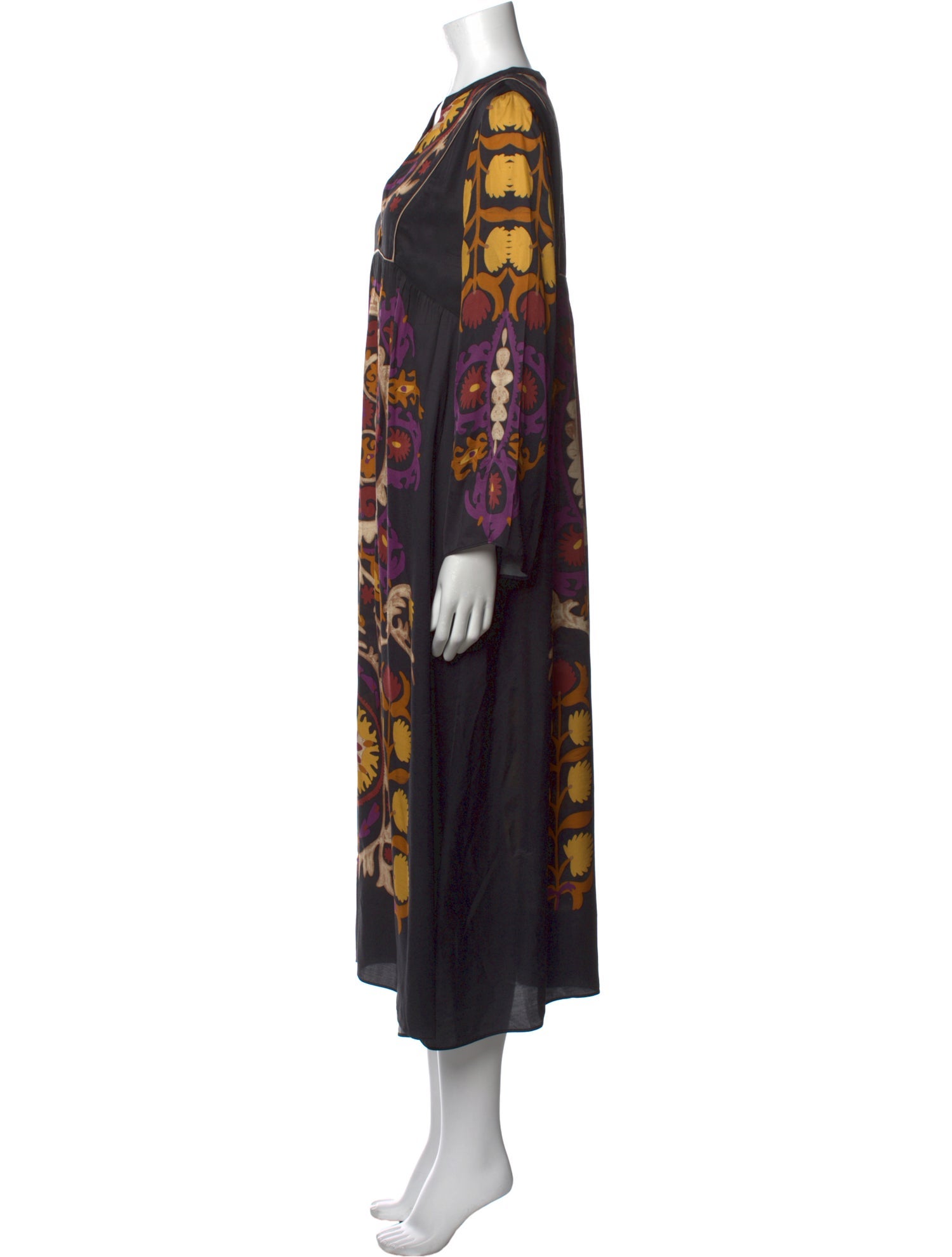 BA&SH Printed Long Dress