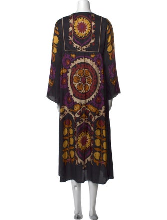 BA&SH Printed Long Dress