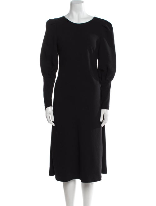 BA&SH Scoop Neck Midi Length Dress