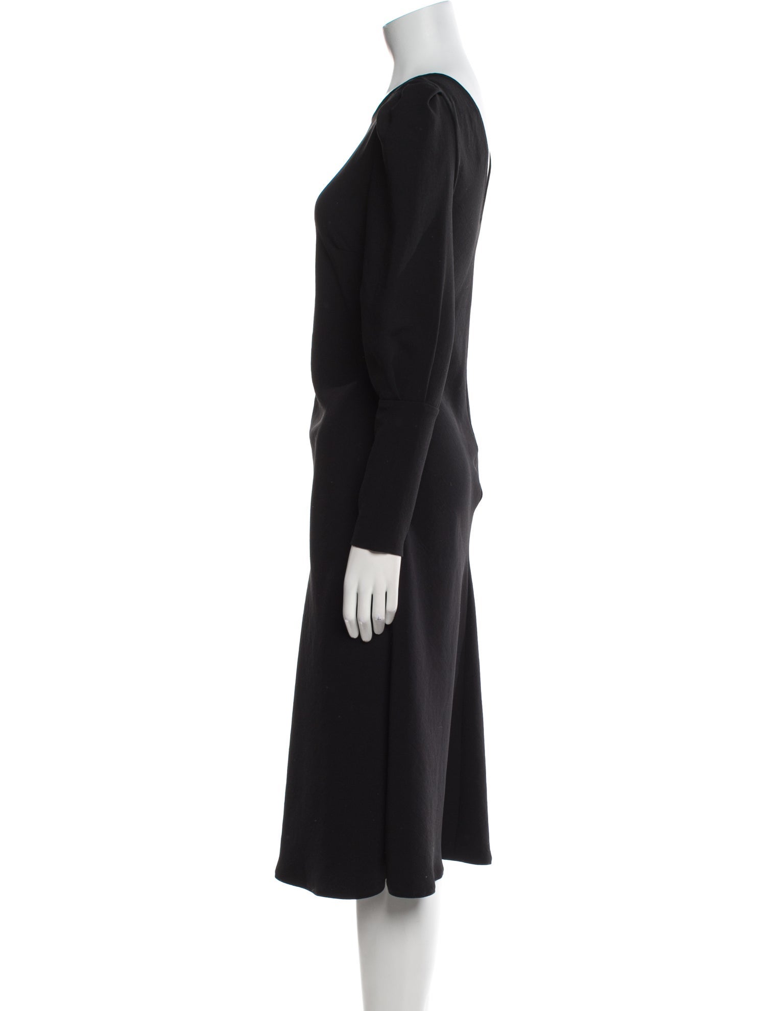 BA&SH Scoop Neck Midi Length Dress