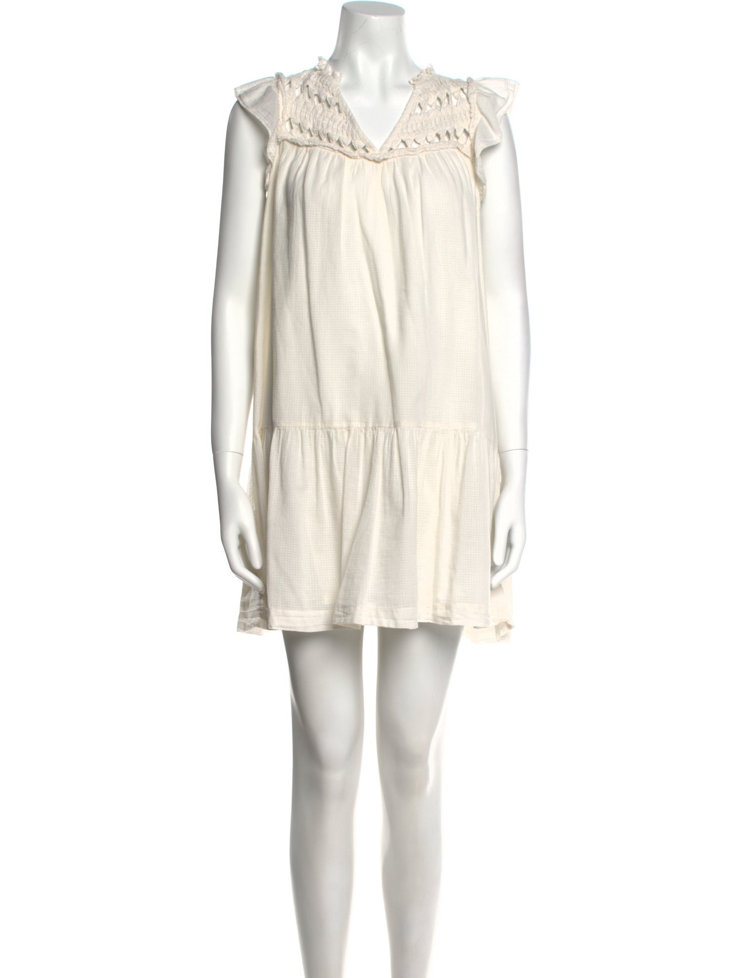 BA&SH V-Neck Mini Dress