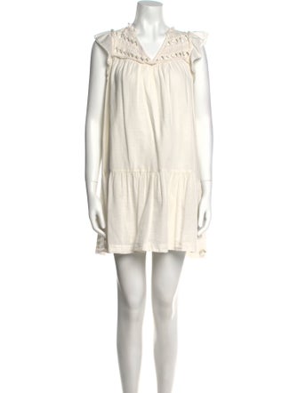 BA&SH V-Neck Mini Dress