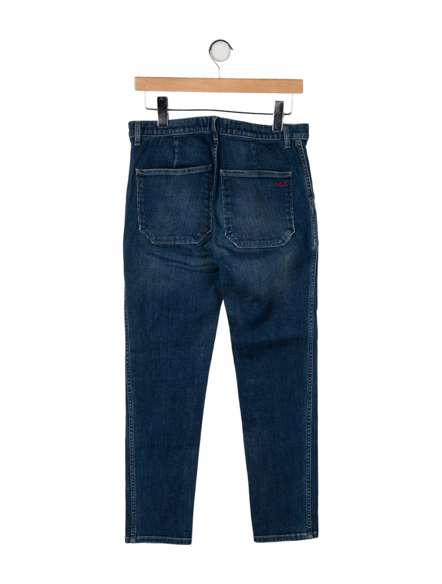 BA&SH Mid-Rise Straight Leg Jeans