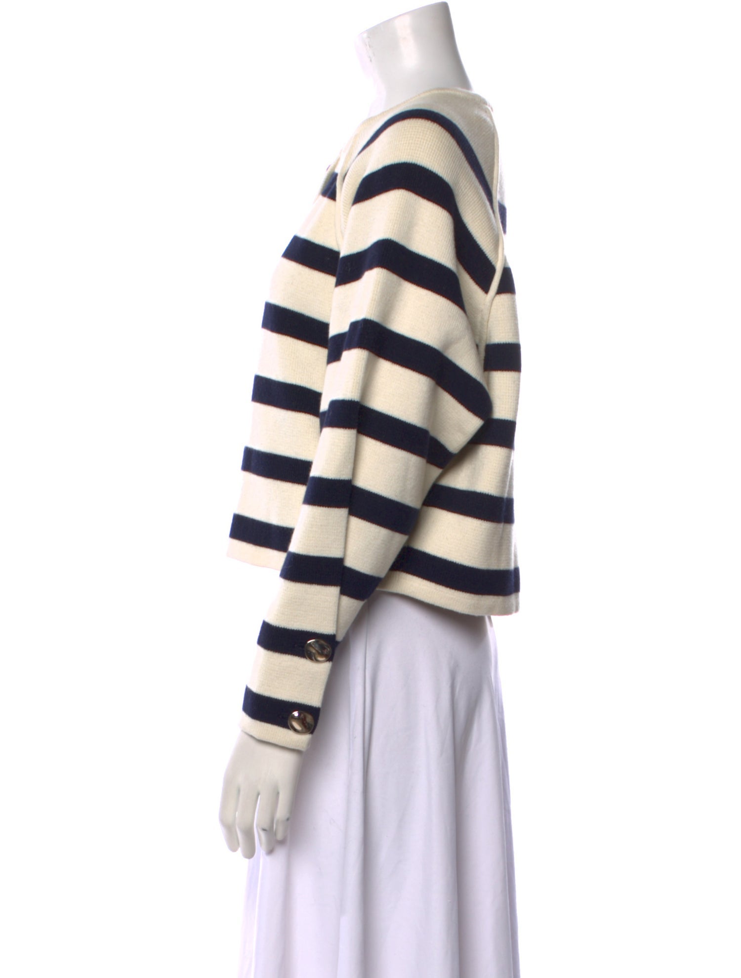 BA&SH Striped Crew Neck Sweater