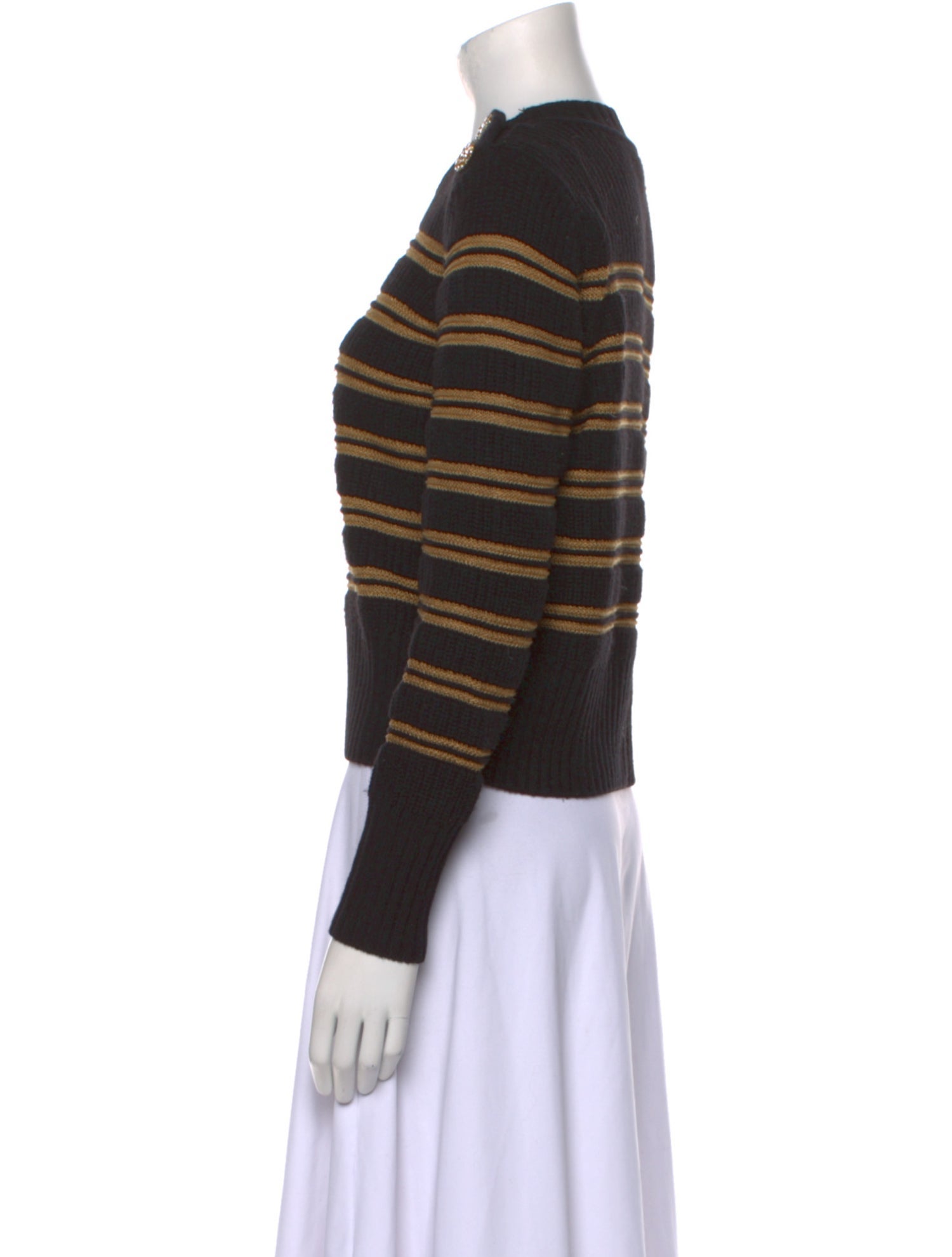 BA&SH Striped Crew Neck Sweater
