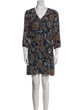 BA&SH Printed Mini Dress