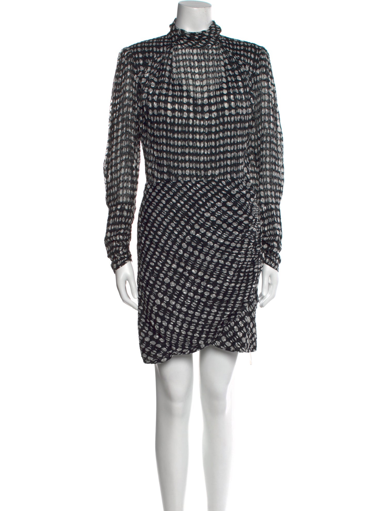 BA&SH Printed Knee-Length Dress