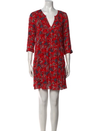 BA&SH Printed Mini Dress