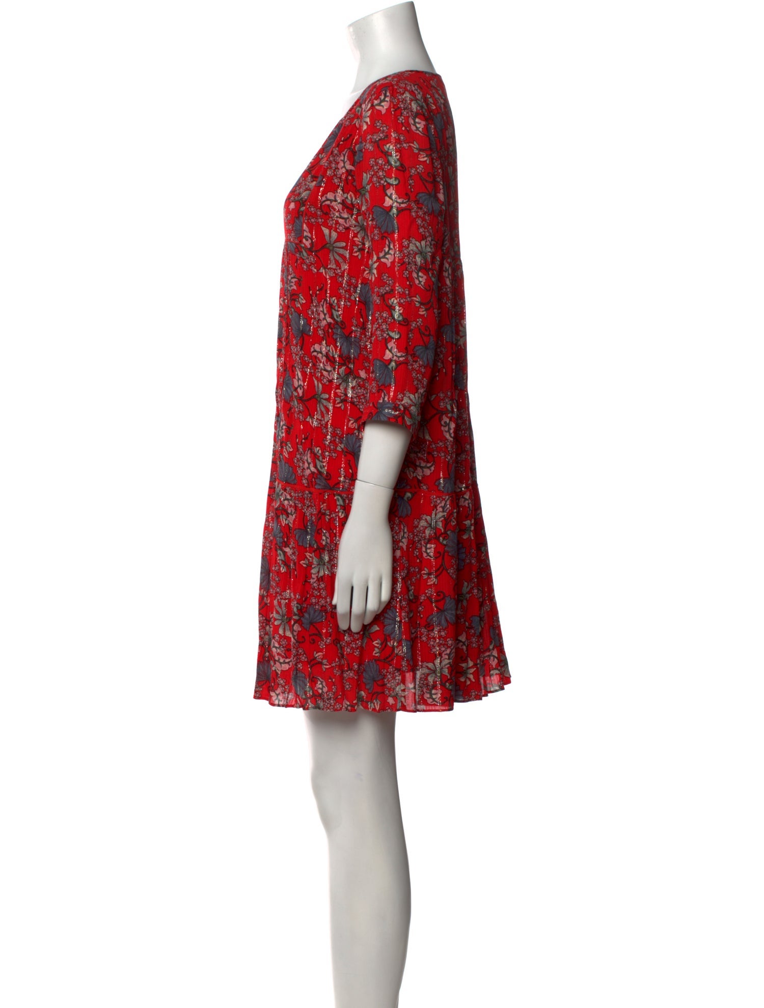 BA&SH Printed Mini Dress