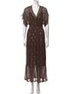 BA&SH Silk Long Dress