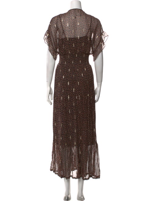 BA&SH Silk Long Dress