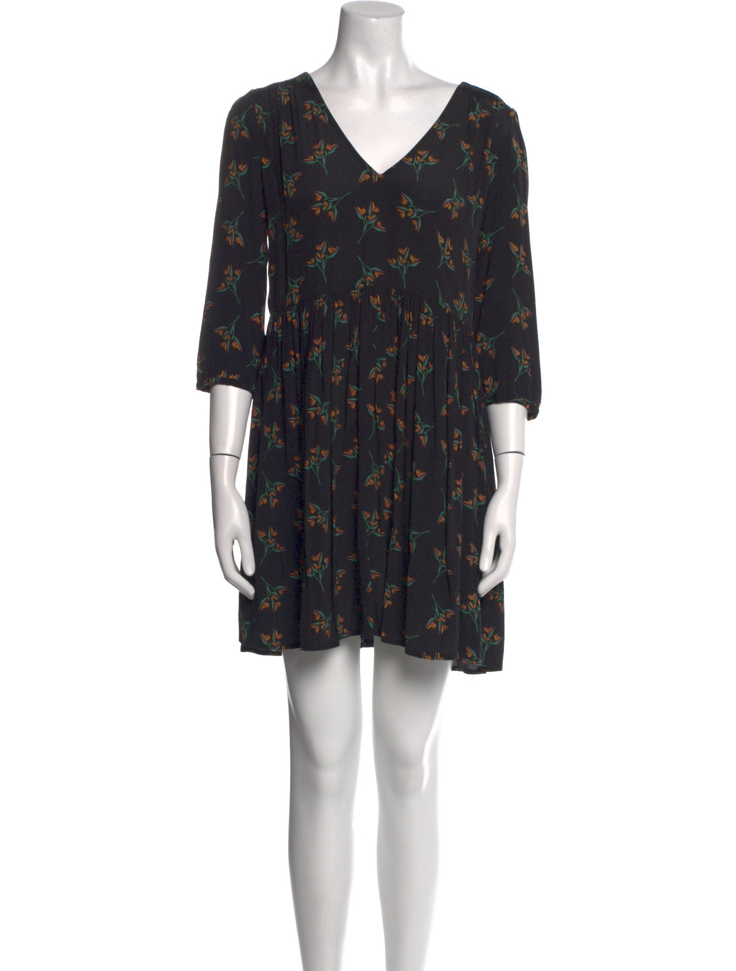 BA&SH Floral Print Mini Dress