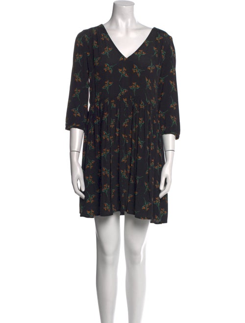 BA&SH Floral Print Mini Dress