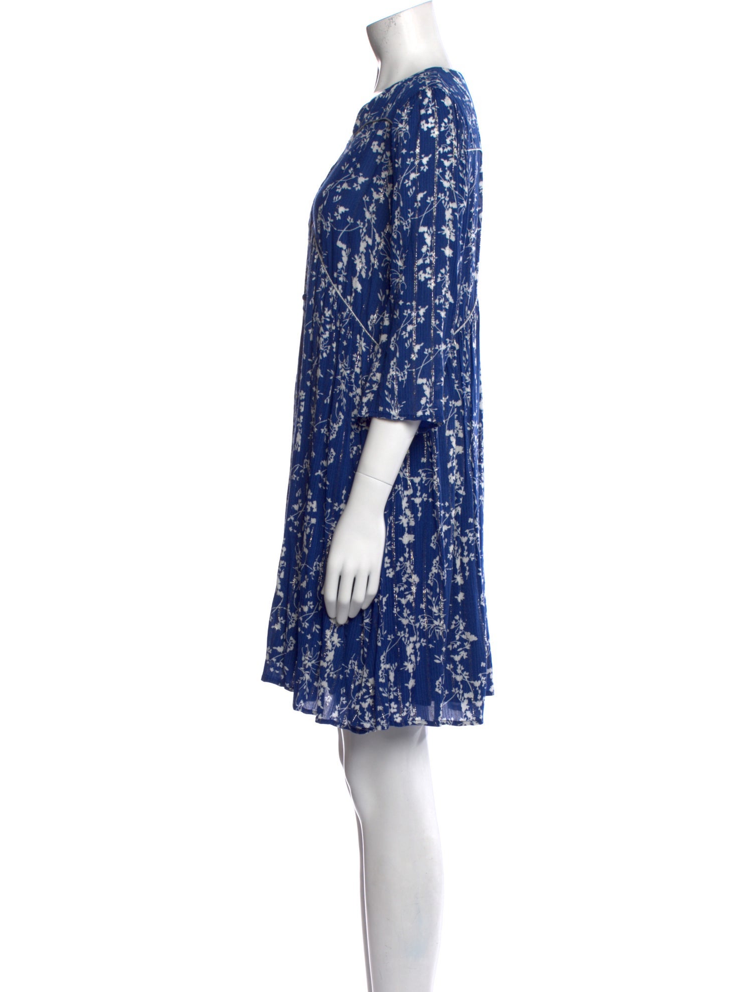 BA&SH Floral Print Mini Dress