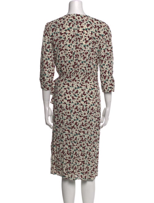 BA&SH Floral Print Knee-Length Dress