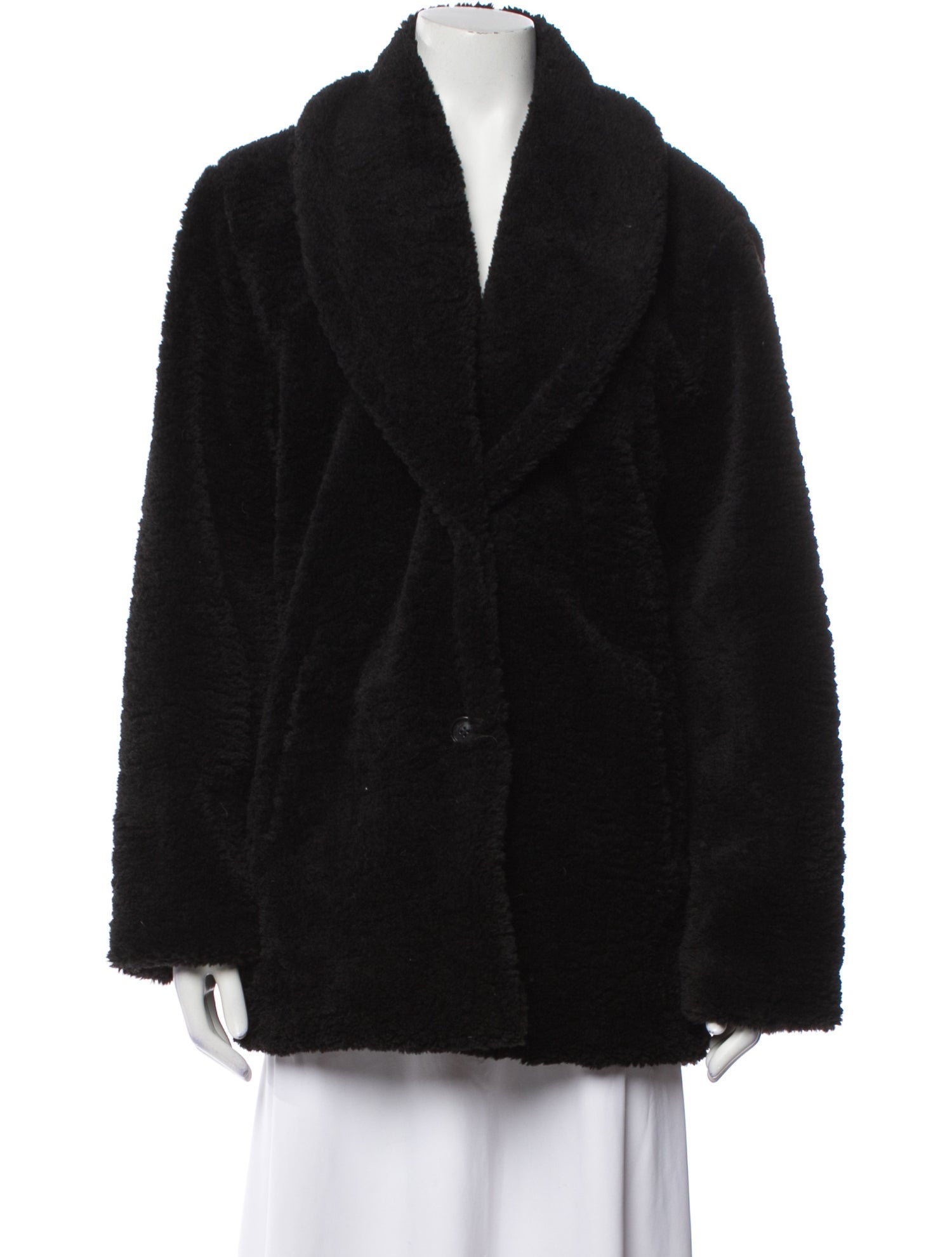 BA&SH Faux Fur Coat