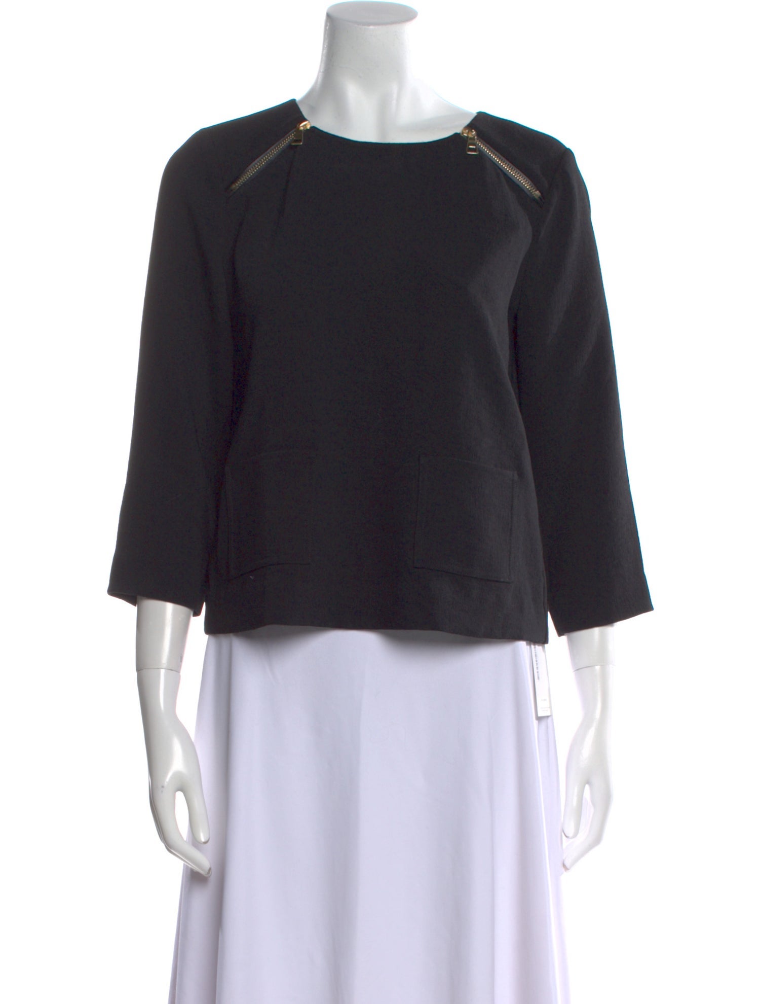 BA&SH Crew Neck Three-Quarter Sleeve Sweatshirt w/ Tags