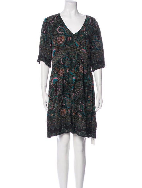 BA&SH Paisley Print Knee-Length Dress