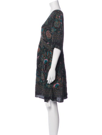 BA&SH Paisley Print Knee-Length Dress