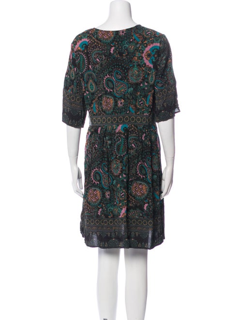 BA&SH Paisley Print Knee-Length Dress