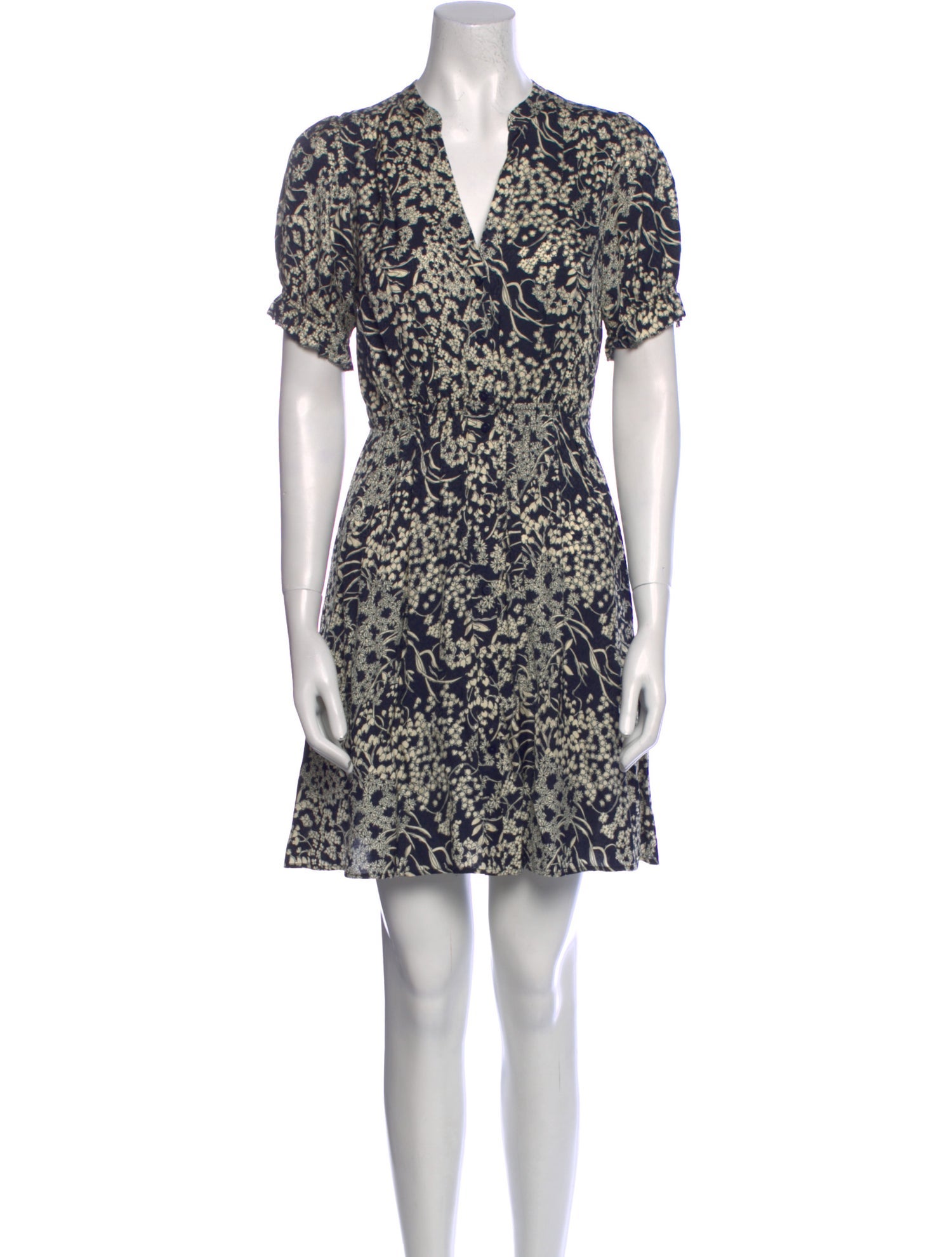 BA&SH Floral Print Mini Dress